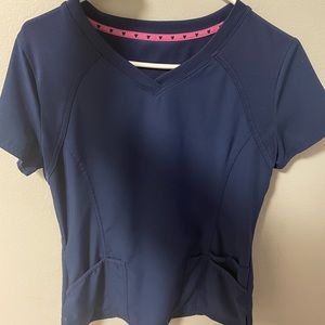 Navy Scrub Top